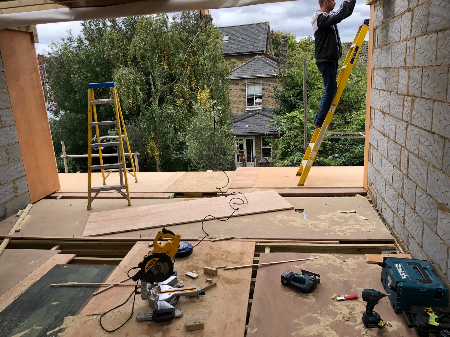 Before renovation photo 2 of New build, Wandsworth in Wandsworth, South West London - original condition before construction work by Bluebird Spaces