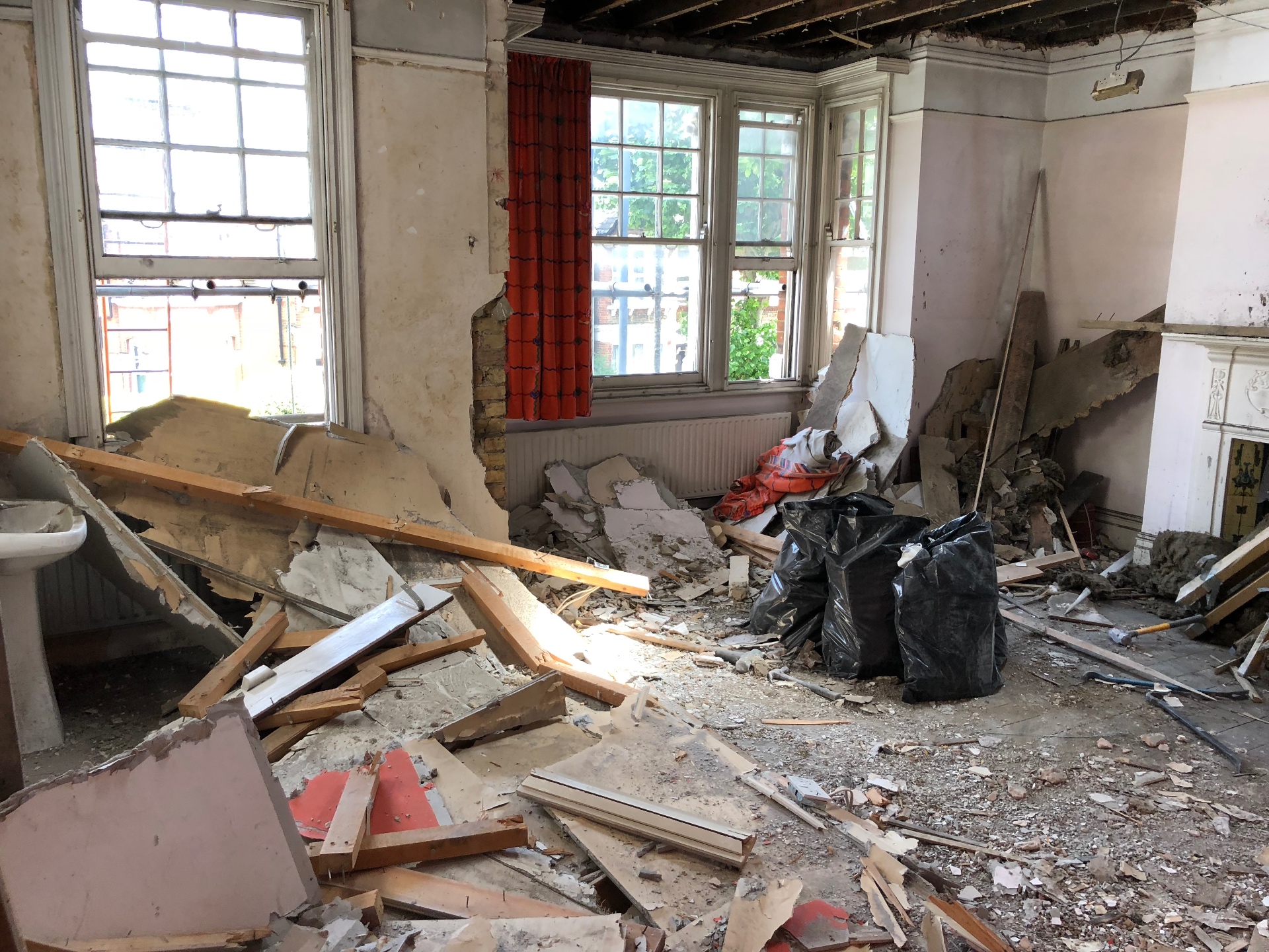 Before renovation photo 2 of Flat conversion, Fulham in Fulham, West London - original condition before construction work by Bluebird Spaces