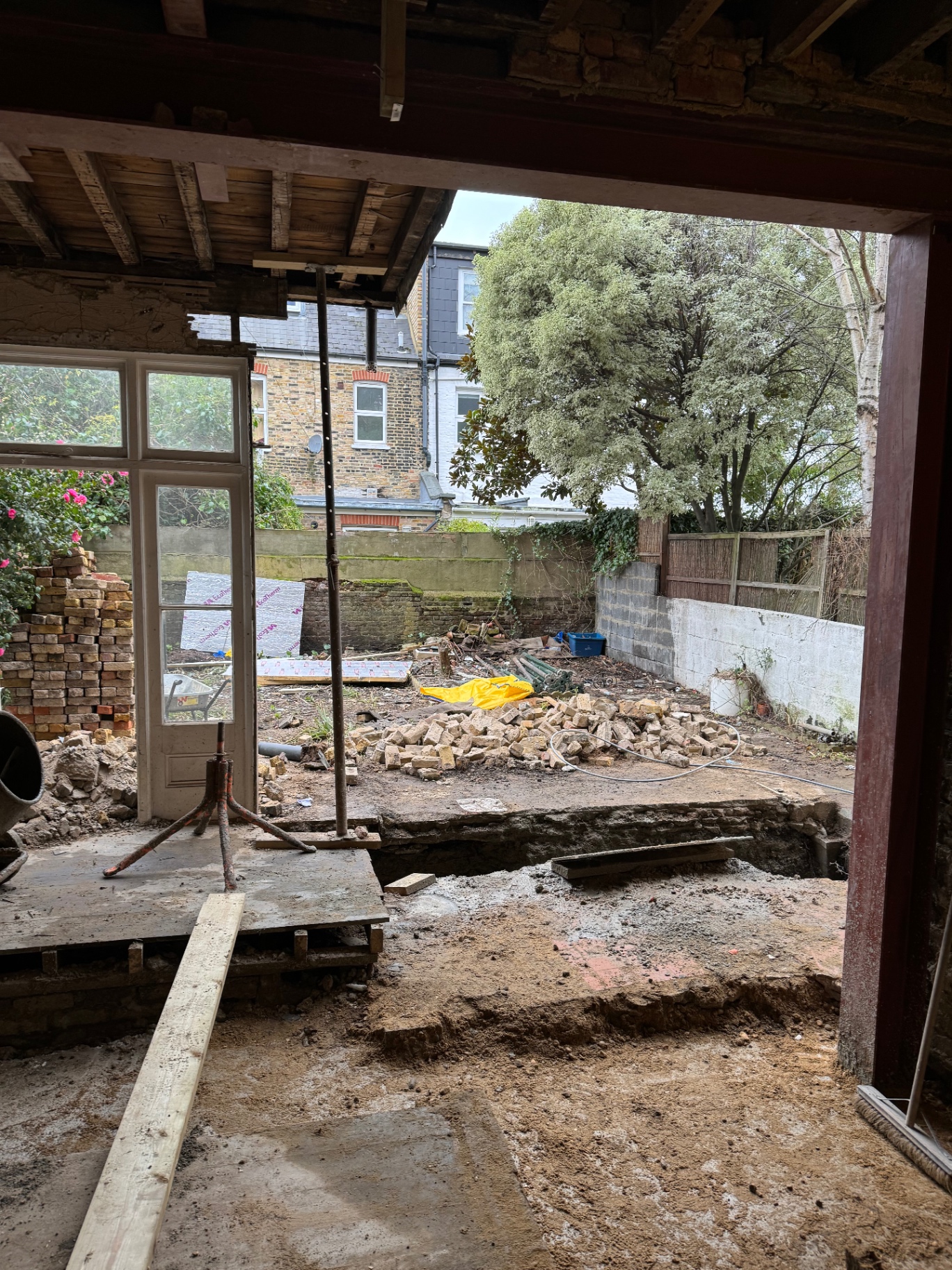 Before renovation photo 2 of Townhouse renovation, Chiswick in Chiswick, West London - original condition before construction work by Bluebird Spaces