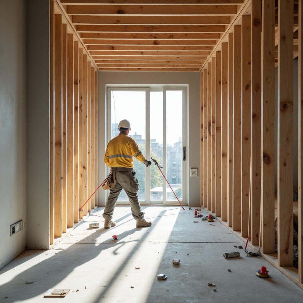 Construction in progress managed by Bluebird Spaces