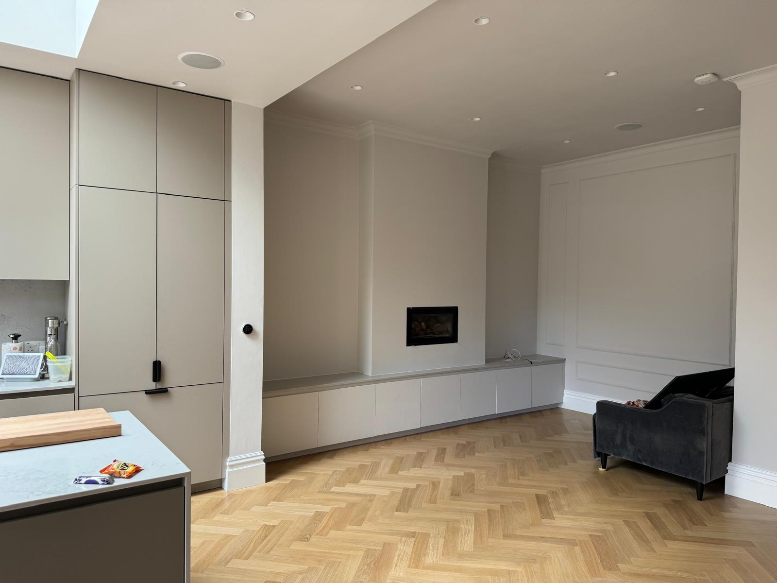 Completed renovation photo 2 of Rear extension, Sheen in Sheen, Richmond showing high-quality finishes and construction work by Bluebird Spaces